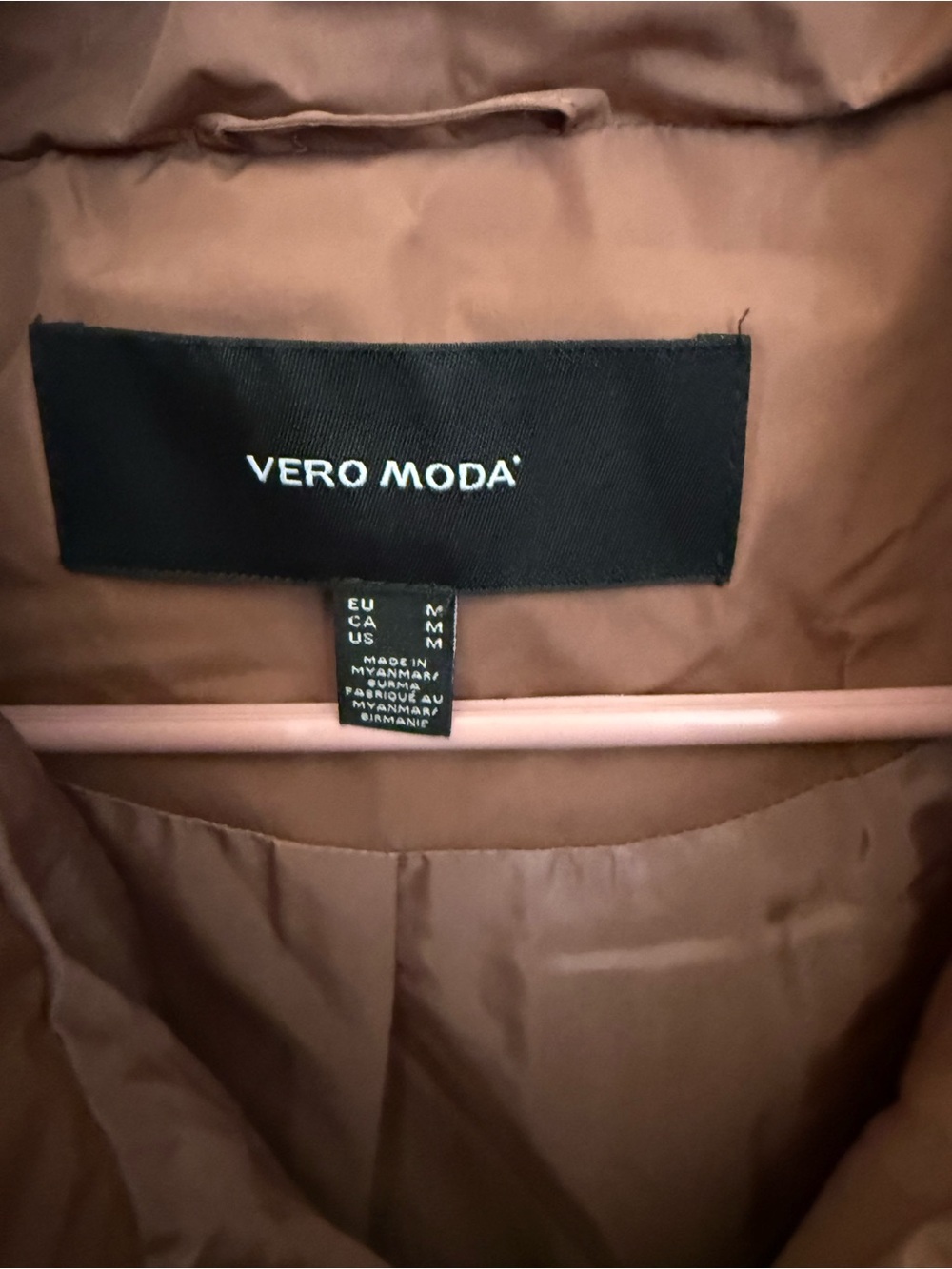 Vero Moda Brown Puffer Jacket - Picture 4 of 7